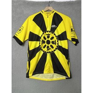Louis Garneau Shirt 2XL Bells Brewery Cut Club Back Pockets 1/4 Zip Bike Cycling